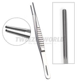 Debakey Atraumatic Tissue Forceps Straight Serrated Teeth TWEEZER WORLD